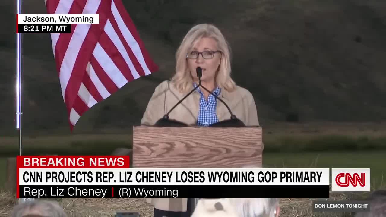 Watch what Cheney told supporters after losing Wyoming GOP primary