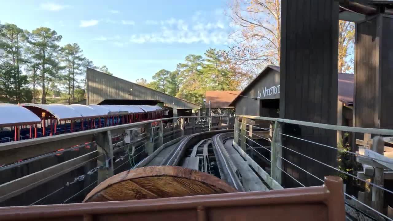 InvadR front row 5.3K POV @30fps Horizon Locked; Busch Gardens Williamsburg