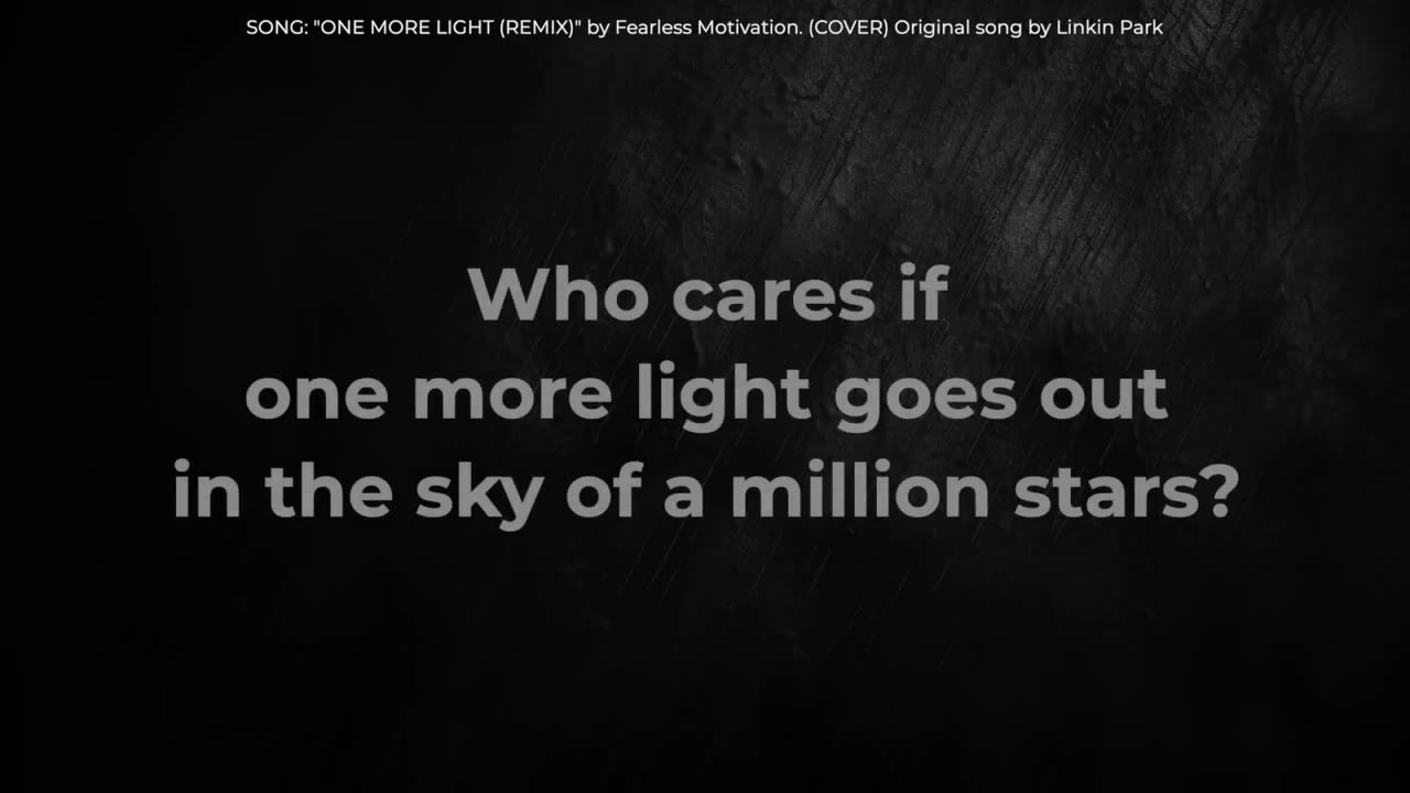 The Saddest Song Ever (And Most Meaningful) - YOUR LIFE HAS PURPOSE. NEVER FORGET IT. YOU MATTER.