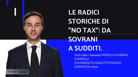 NO TAX: Popolo sovrano o suddito ?