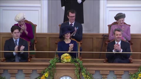 Denmark's new King appears before parliament