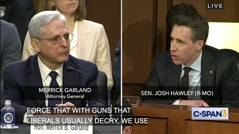 DOJ Weaponization | Sen. Josh Hawley rips into AG Merrick Garland