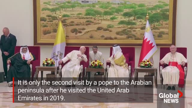 Pope Francis highlights “forgotten war” in Yemen during visit to Bahrain