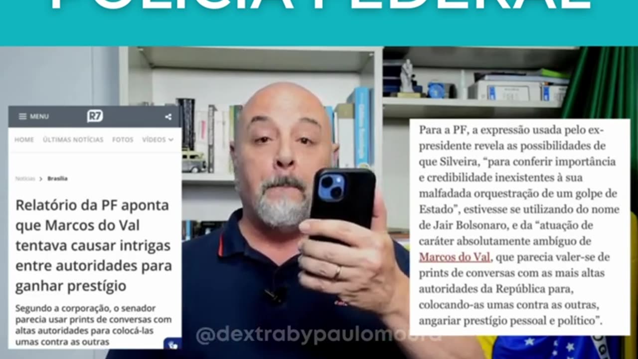 RELATÓRIO DA PF INOCENTA BOLSONARO E COMPLICA PARA DO VAL