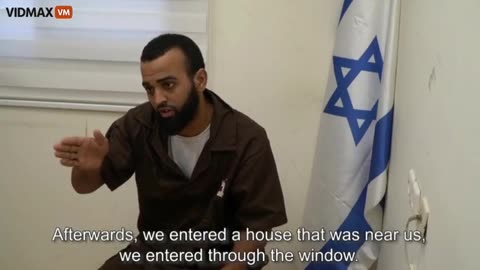 HAMAS monster describes shooting roomful of Israeli children