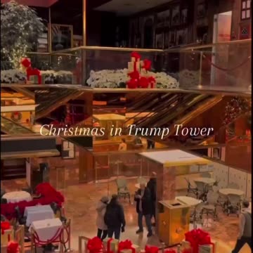 Christmas in Trump Tower !