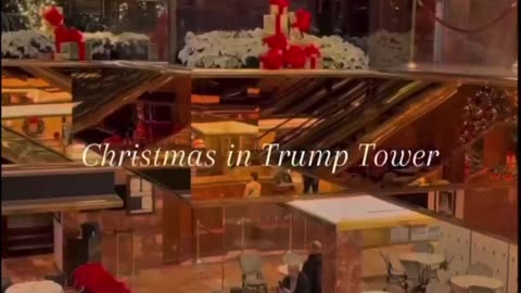 Christmas in Trump Tower !