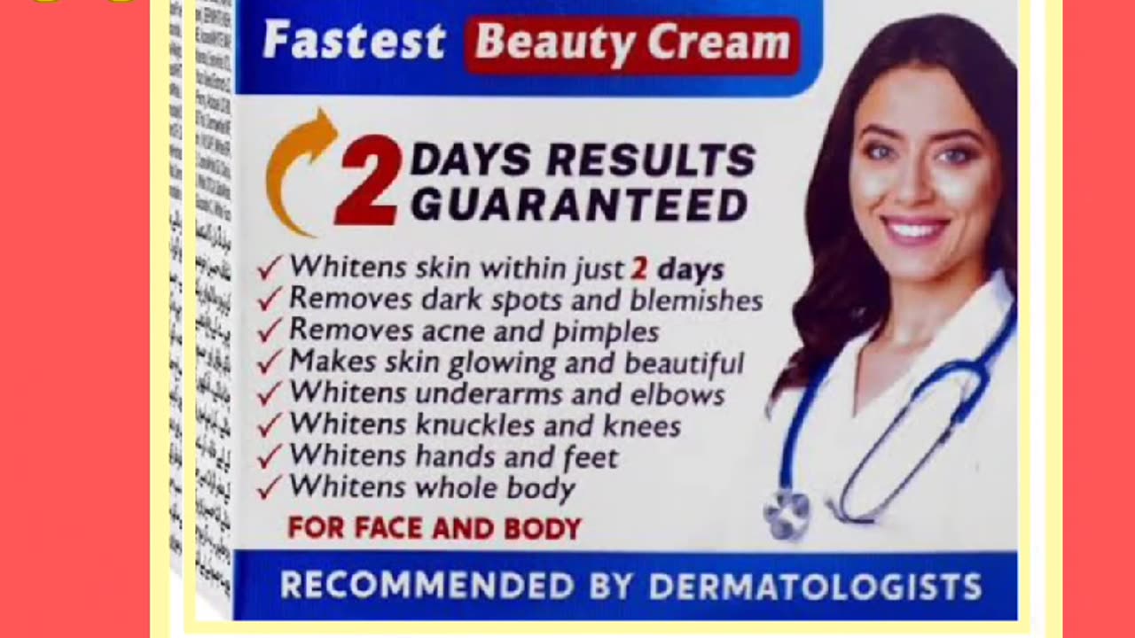 Homeo Cure Face And Body Fastest Beauty Cream #glupatone #Homeocure