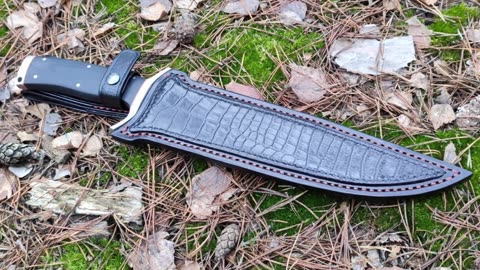 Knife making.