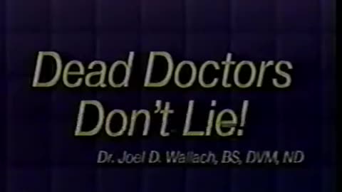 Dead Doctors Don't Lie