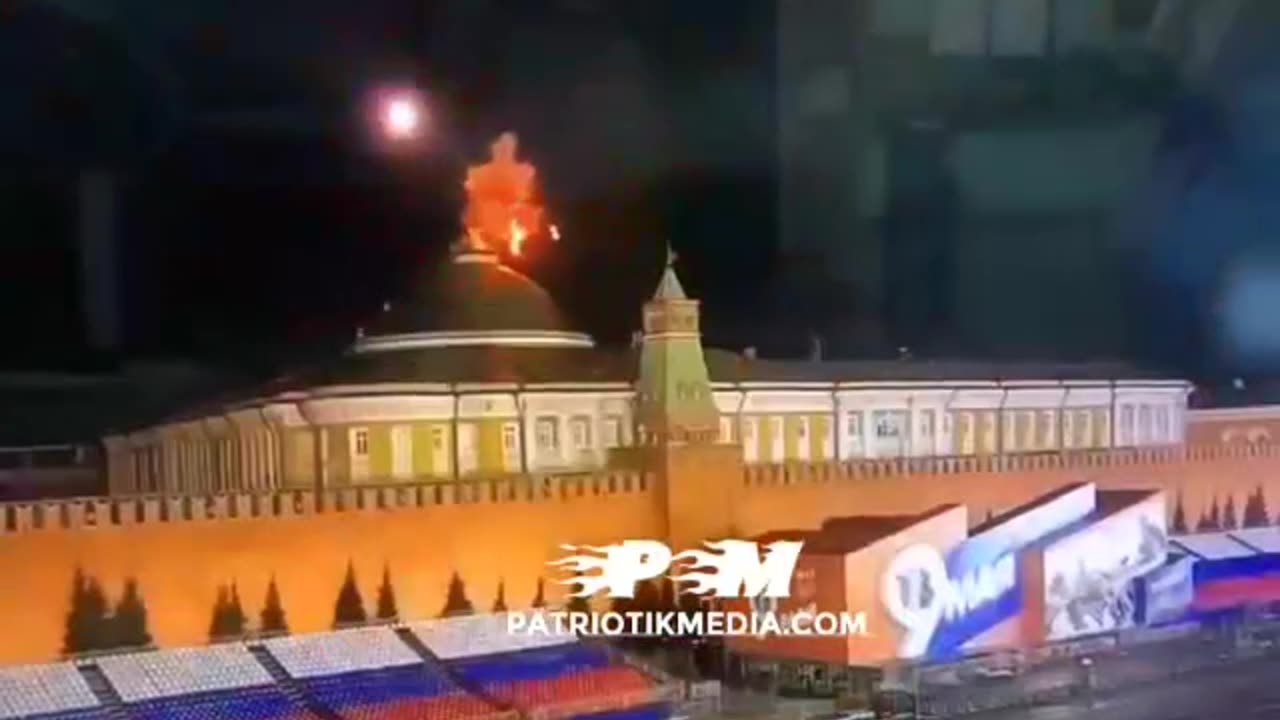 Sulm me dron ukrainas gjatë natës mbi Kremlin ....