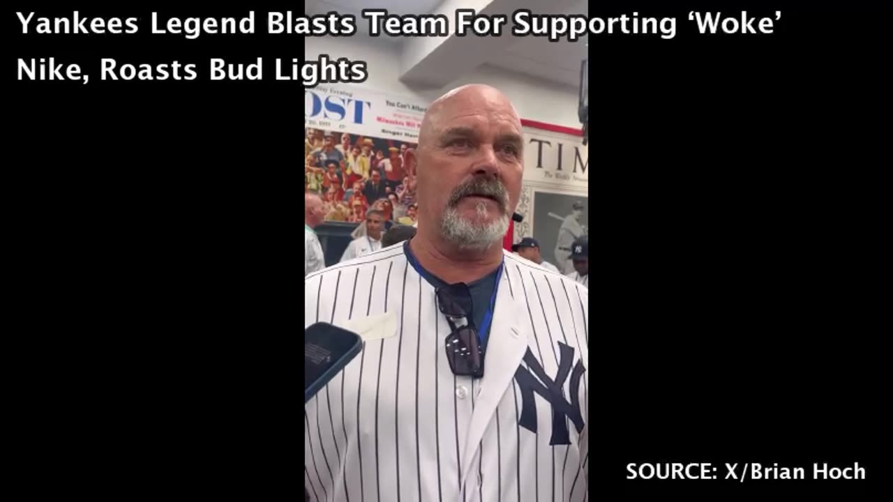 Yankees Legend Blasts Team For Supporting ‘Woke’ Nike, Roasts Bud Lights