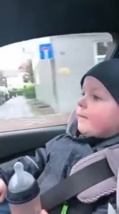 Kid Helps Dad to Drive! #familytime #funnykid