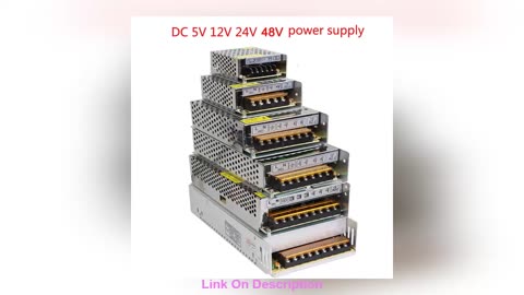 VUSUM Lighting Transformer AC110V-220V to DC 5V 12V 24V