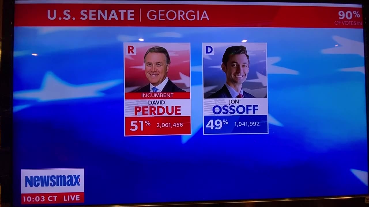 01/05/21 11:34pm Newsmax GA runoff election part 1