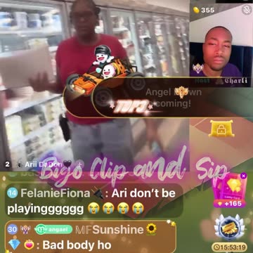 Ari was being recorded by woman in target 5/24/24 #bigoclipandsip