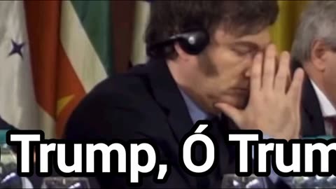 A PRESENÇA DO MILEI O LADRÃO SE TREMEU TODO, IMAGINA COM A DO TRUMP VAI TER FRAUDÃO 😁