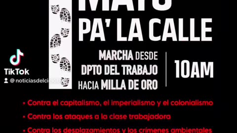 MARCHA PA’LA CALLE 1.MAYO 10AM