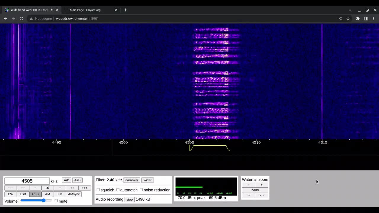 E11 Oblique 17/12/2022 1910 UTC 4505kHz