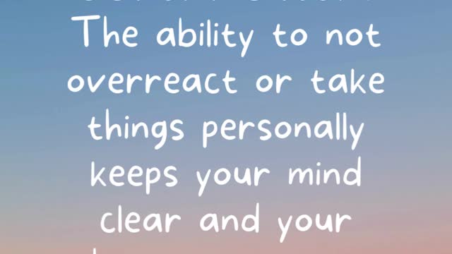 Calmness is a human SUPERPOWER