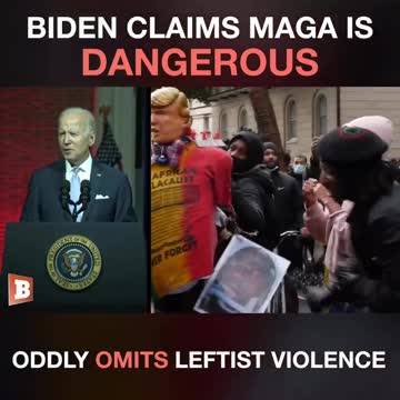 Joe Biden claims MAGA is dangerous together with footage of leftwing lootings/riots