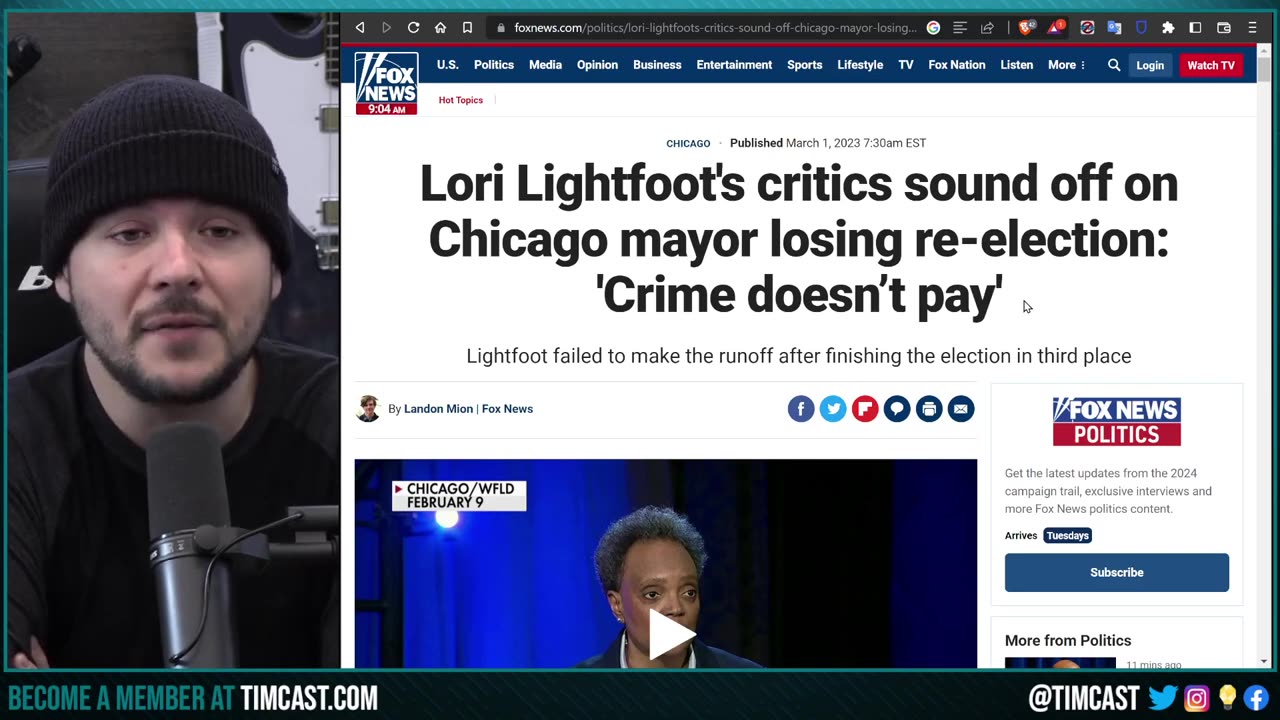 CRACKPOT Mayor Lightfoot LOSES, CRIME Drove White Voters En Masse, Race Played Major Role In Results