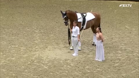 Manon Moutinho is the new WORLD CHAMPION | ECCO FEI World Championships 2022