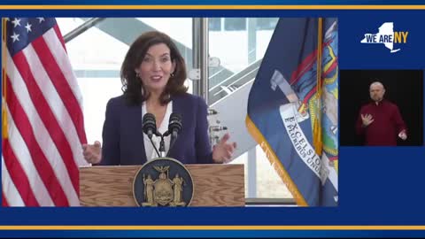 Viral Moment -- Hochul Tells Story Of Daughter Learning To Wear Sneakers Re: School Mask Mandate