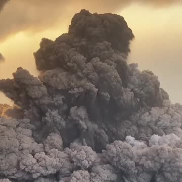 Volcanic eruption