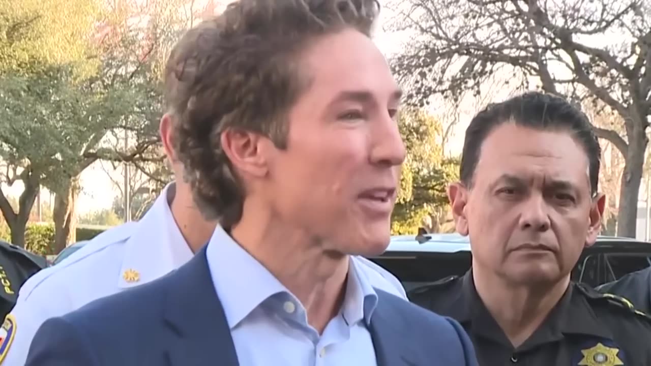 Joel Osteen speaks after shooting at his Lakewood megachurch. (1)