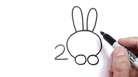 How To sw A Rabbit From Numbers 200_Cut