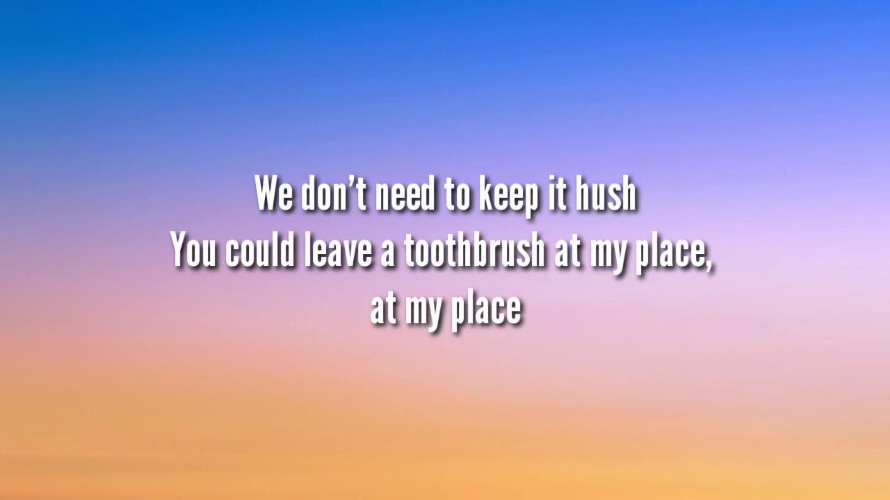 DNCE - Toothbrush (Lyrics Video)