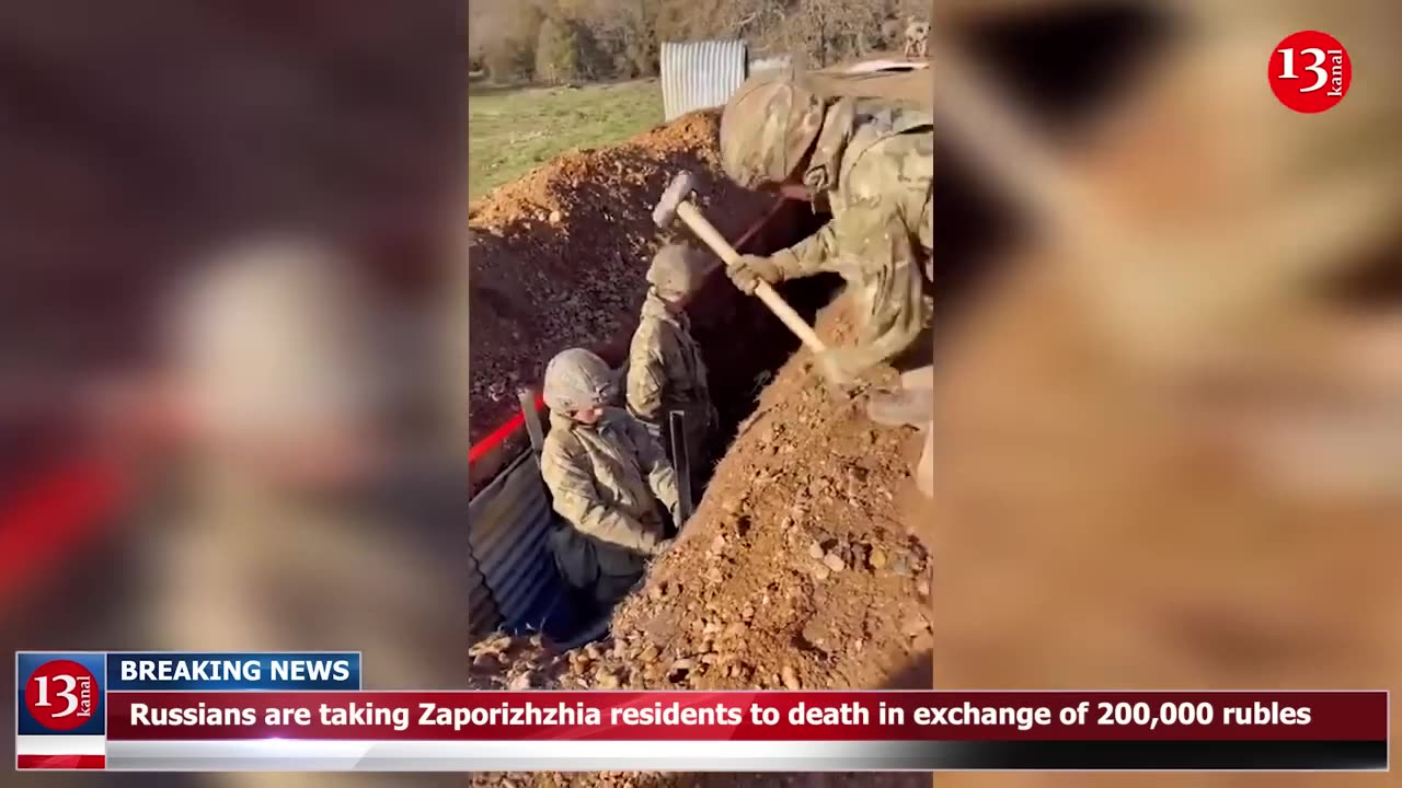 Russians are taking Zaporizhzhia residents to death in exchange of 200,000 rubles