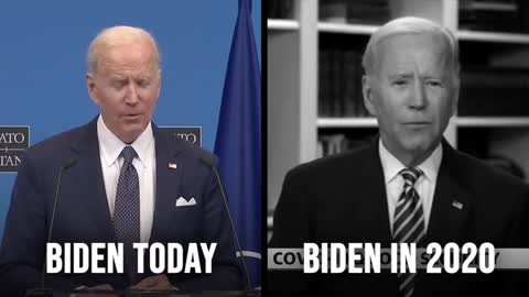 The two Bidens - Now and Before.