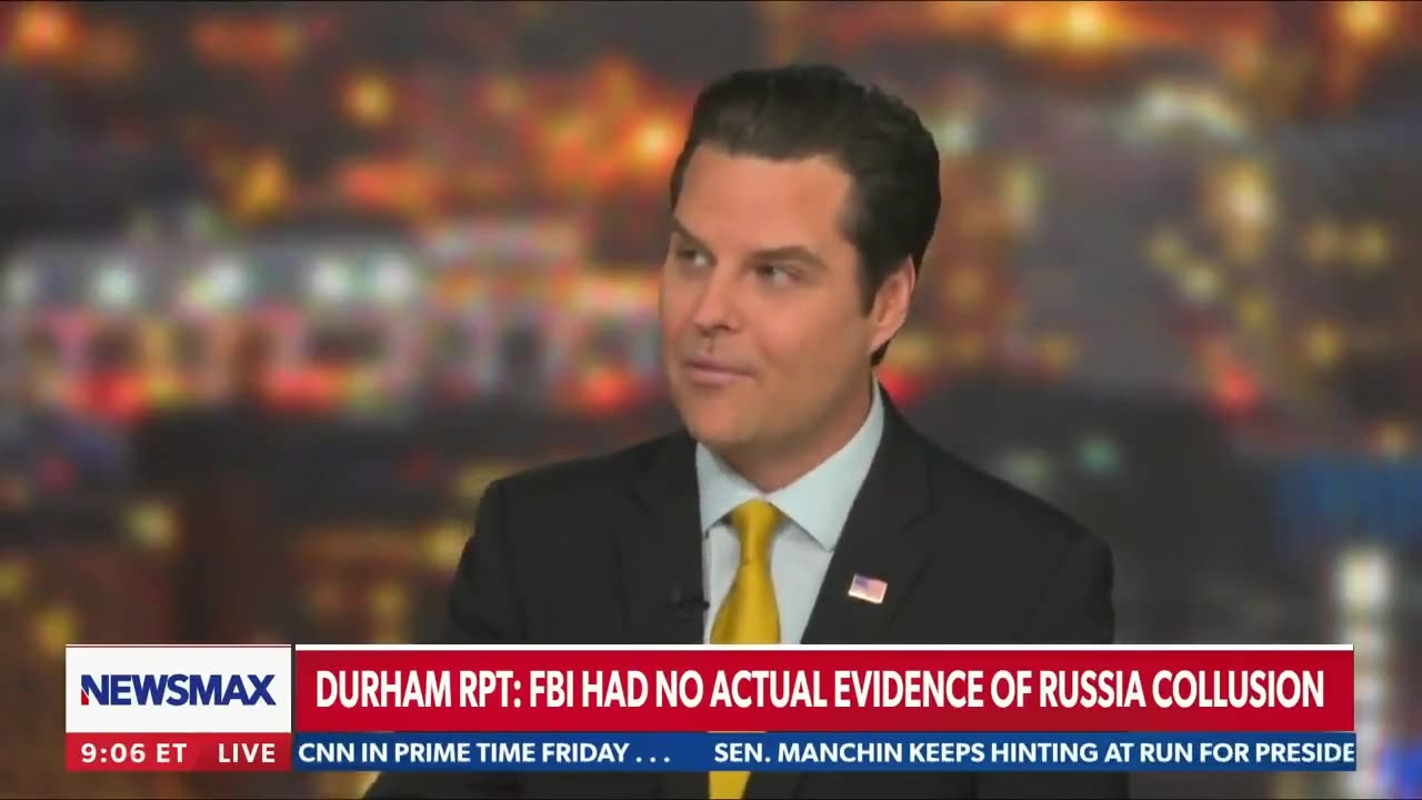 Matt Gaetz TEARS Into The FBI After Durham Probe, DEMANDS Action Against The Bureau