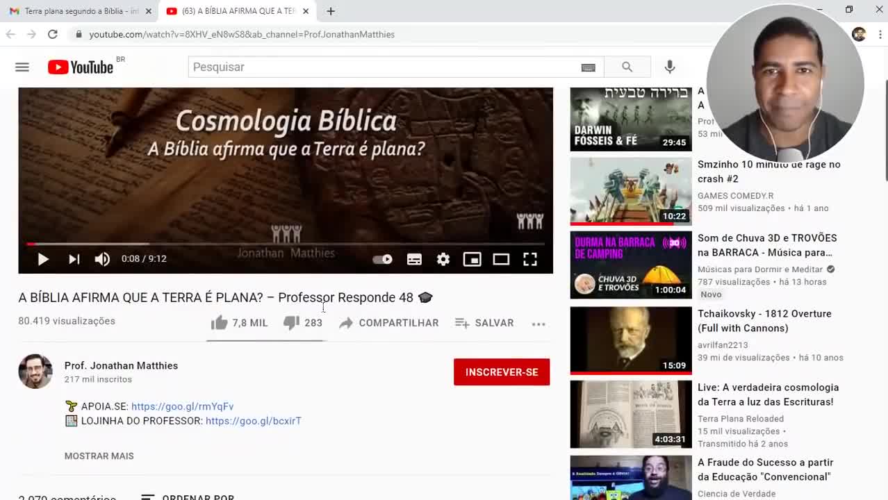 ATÉ QUE ENFIM UM TEÓLOGO E PROFESSOR HONESTO COM A TERRA PLANA NA BÍBLIA!