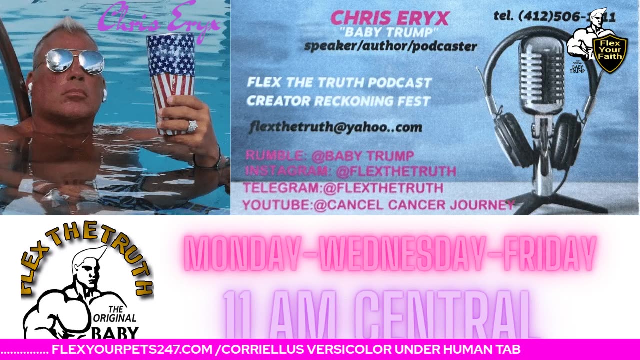 FLEX THE TRUTH W CHRIS ERYX & LINDA BAMBER WAV WATCH TOPIC "DETOX"