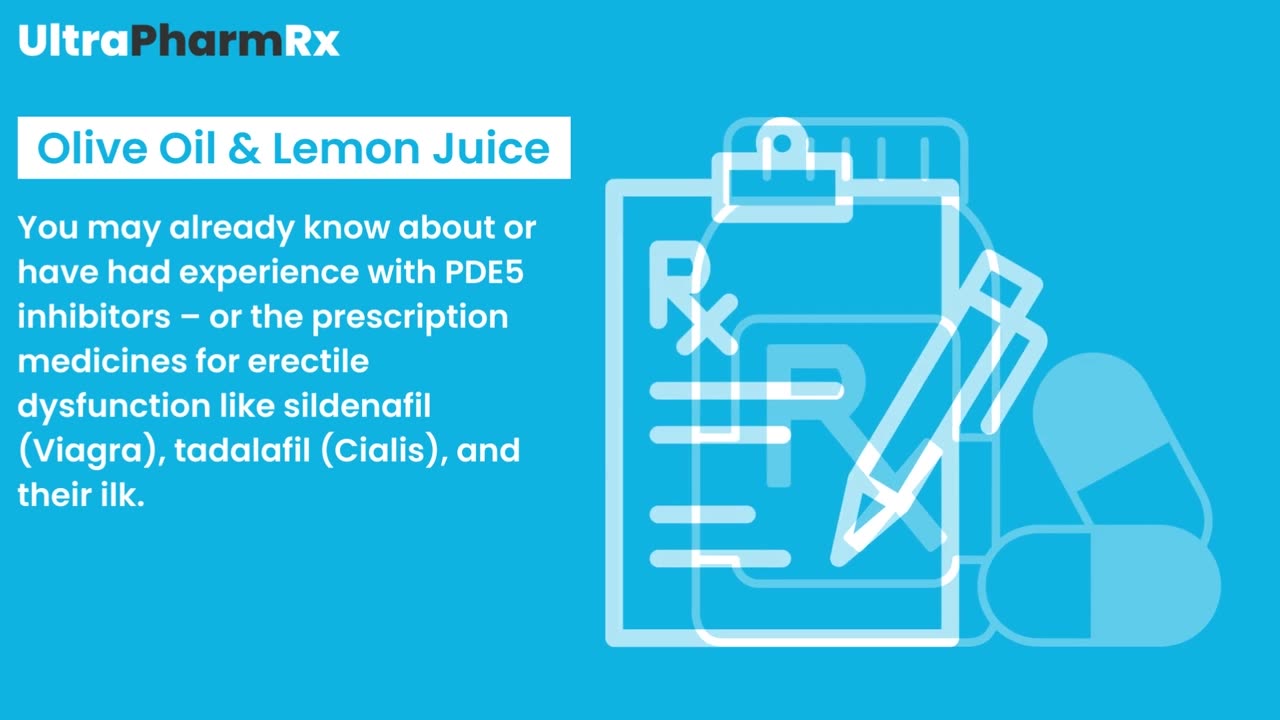 Are Olive Oil and Lemon Juice Effective Treatments for Erectile Dysfunction (ED)?