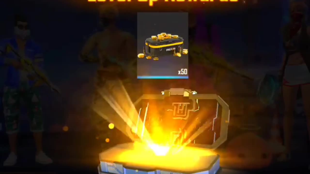 Free Fire Level Up Reward | FREE FIRE MAX|