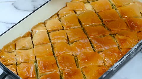 Turkish Pistachio Baklava Recipe