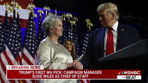 Trump names campaign manager Susie Wiles as White House chief of staff.
