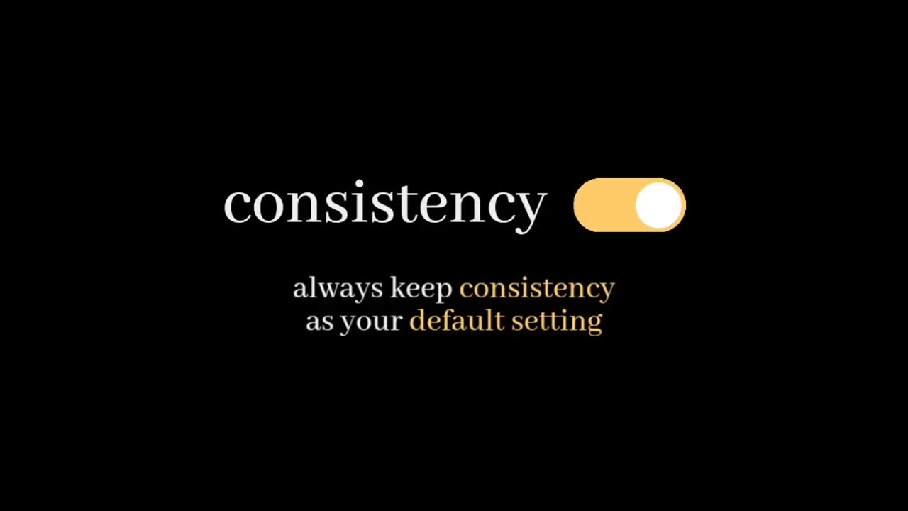 Power of consistency