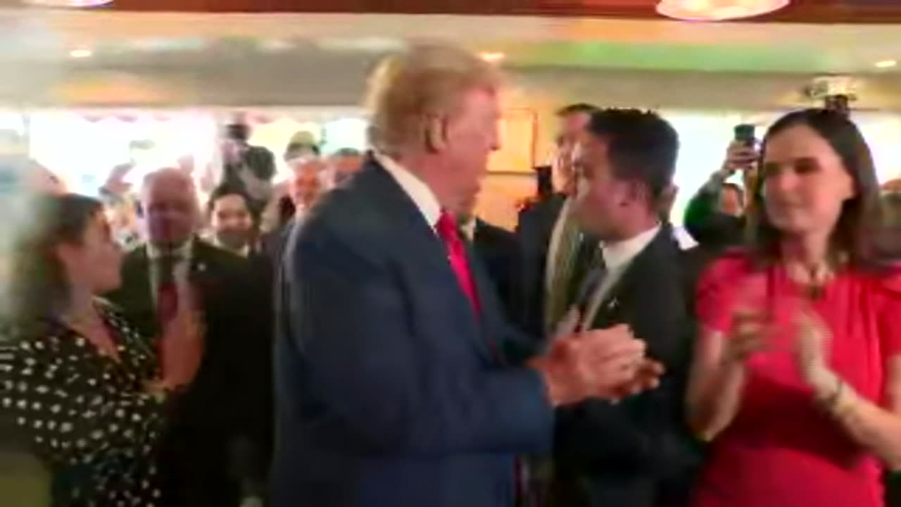 Trump greeted with Happy Birthday song at hotspot Cuban restaurant after indictment arraignment