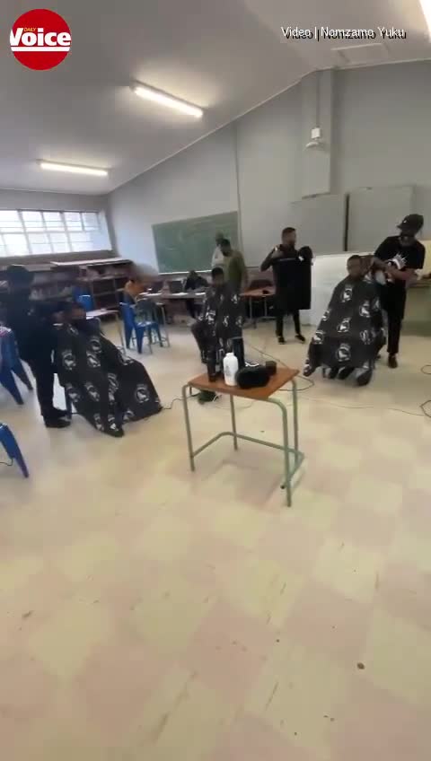 Matric pupils get free haircuts
