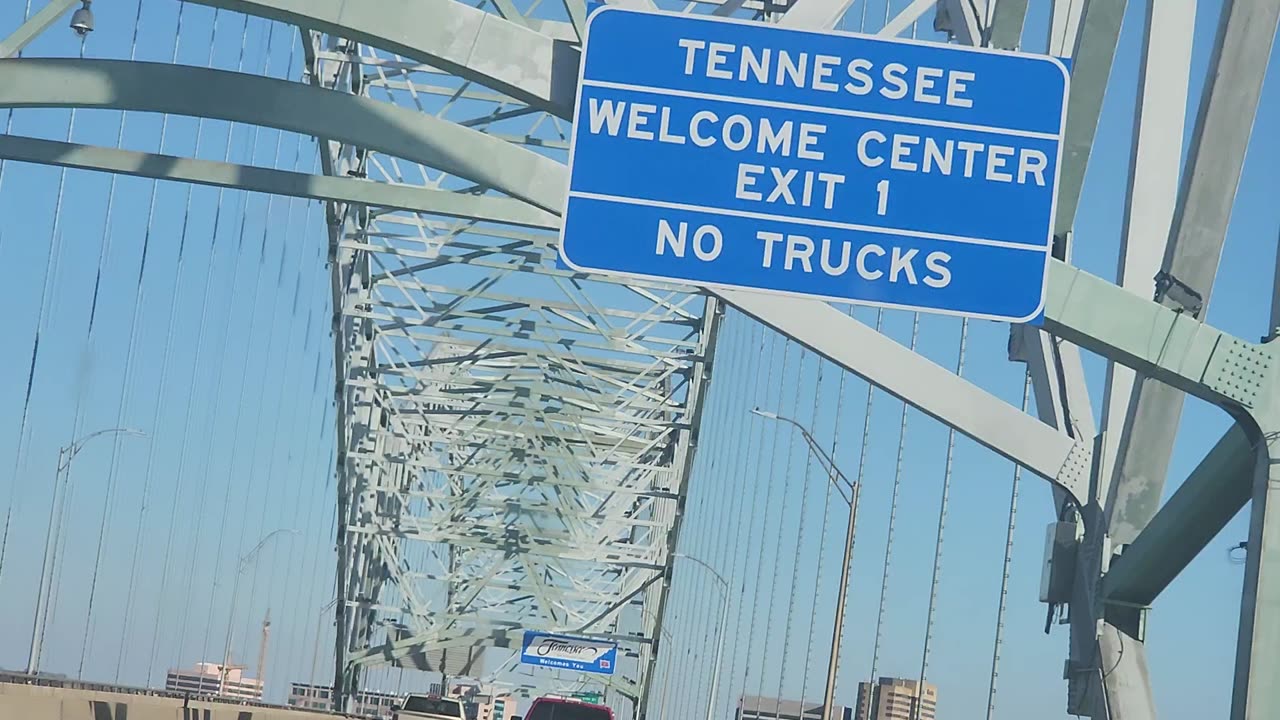 Entering Memphis Tennessee on Route 40