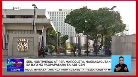 Sen. Hontiveros, Rep.Marcoleta, nagkasagutan sa isyu ng pagpapasara sa ABS-CBN