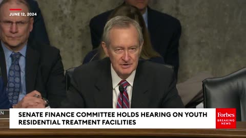 Mike Crapo Addresses People Who Suffered Abuse In Youth Residential Treatment Facilities