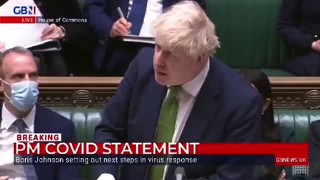 End of Vaccine Passport announced by UK PM Boris Johnson