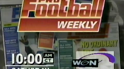 October 1994 - WGN Promos for 'The Road' & 'Pro Football Weekly'