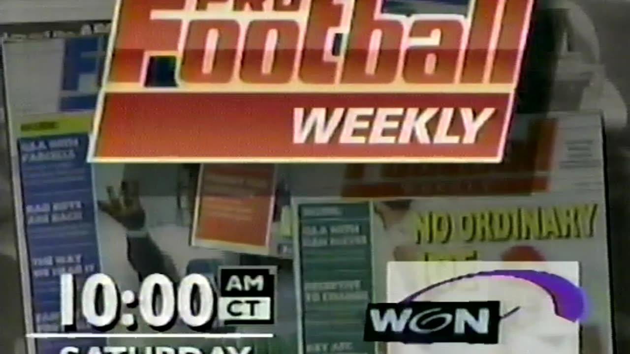 October 1994 - WGN Promos for 'The Road' & 'Pro Football Weekly'